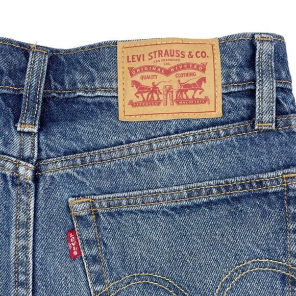 Levi's Denim Mini Skirt Women's Size 30 Blue - Picture 6 of 6